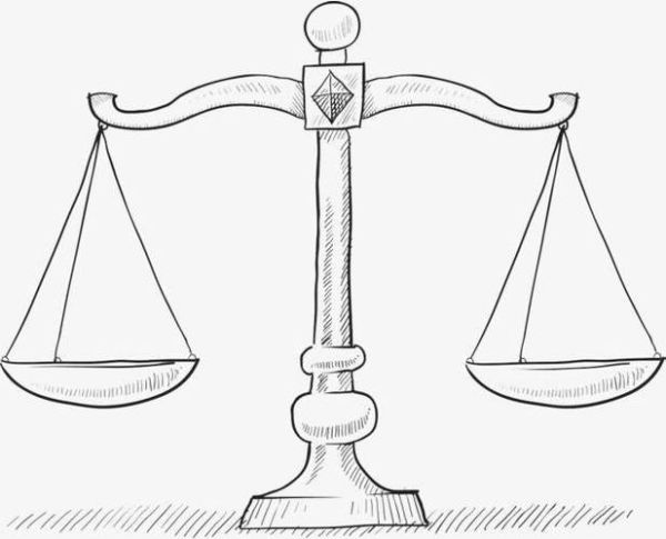 天秤簡筆畫( 你想畫出什么樣子)