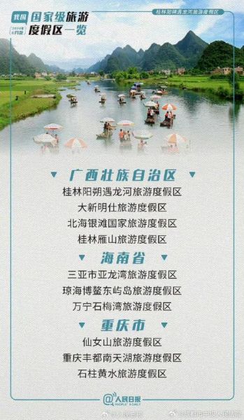 國家級旅游度假區(qū)名單(你想去哪里放松)