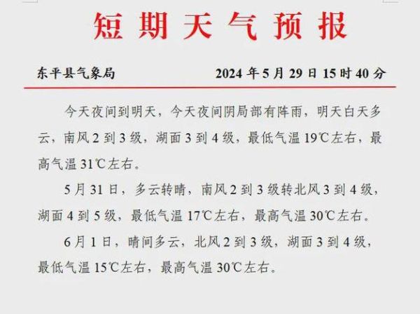 東平一周天氣預(yù)報(bào)(  出門要不要帶雨傘)